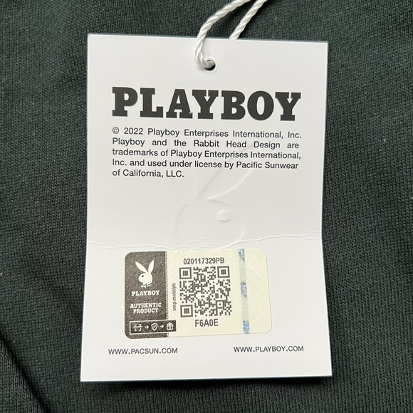 PLAYBOY Hoodie Sweatshirt Black Size M - Picture 9 of 11